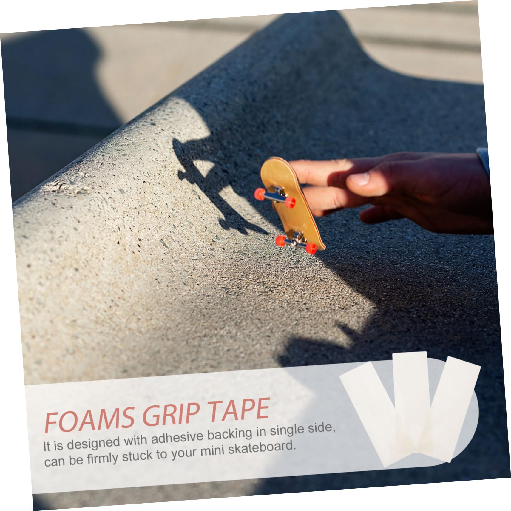 WOONEKY Tape 3pcs Replacement Grip Stickers Skid Foams Grip Tape for Boys and Girls Skateboard
