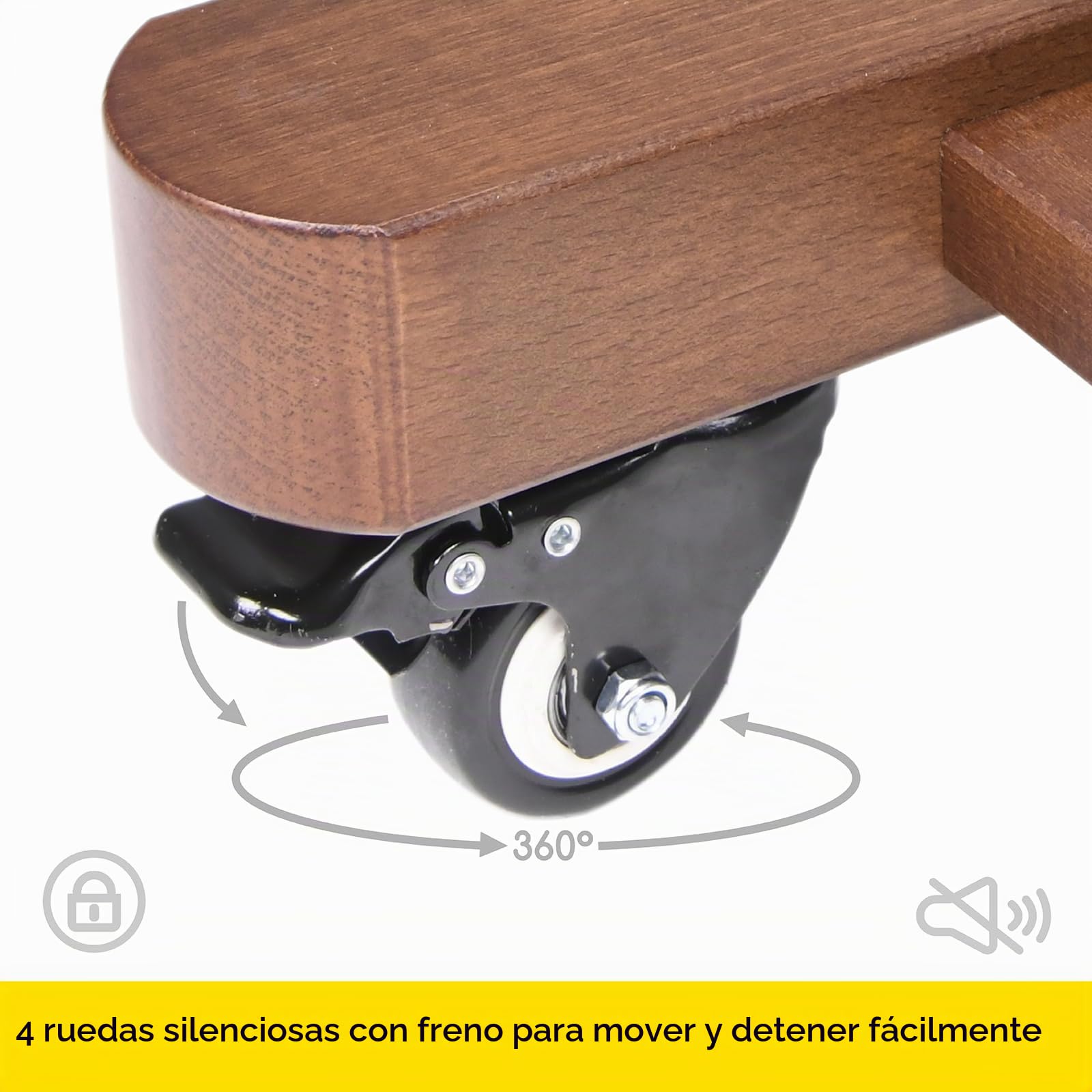 MEEDEN Caballete de estudio extra grande con marco en H – Caballete profesional de madera de haya maciza, soporte de caballete con 4 ruedas de bloqueo premium, capacidad máxima de 208.3 cm