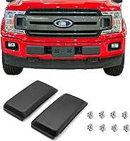 Vista 1 de POETRYXIAO Protectores Almohadillas de Parachoques Delantero Insertos Tapas de Extremo Cubierta Compatible con Ford F150 2018 2019 2020, 1 Par