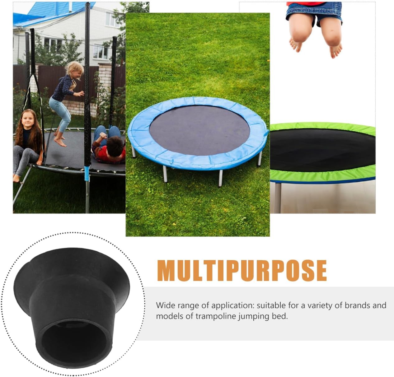 Vaguelly Trampoline Suction Cup Foot Covers Trampoline Parts Trampoline Replacement Parts Mini Trampoline