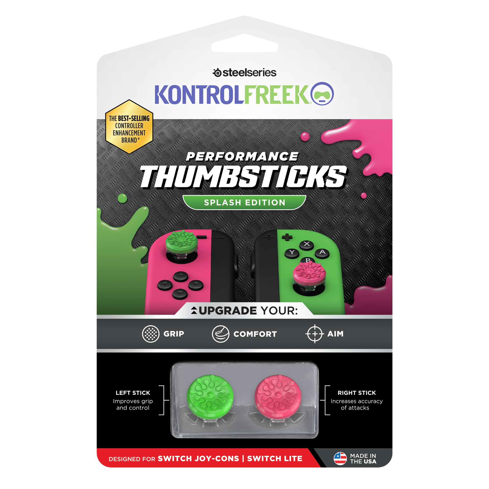 Amazon.com: KontrolFreek Splash Performance Thumbsticks for