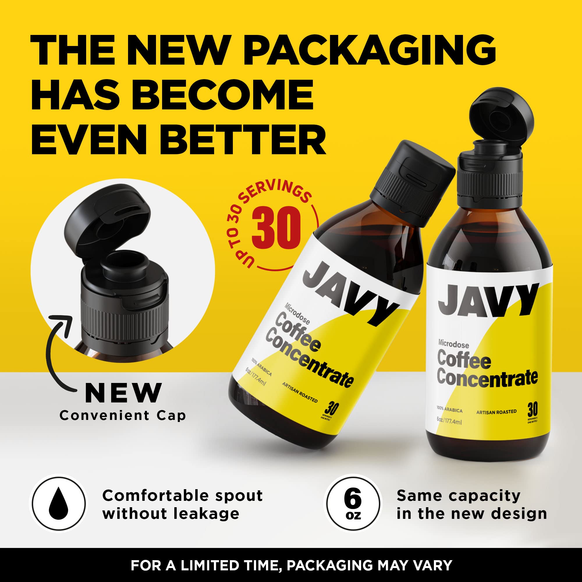 Javy Cold Brew Coffee Concentrate, Iced Coffee, Arabica Coffee