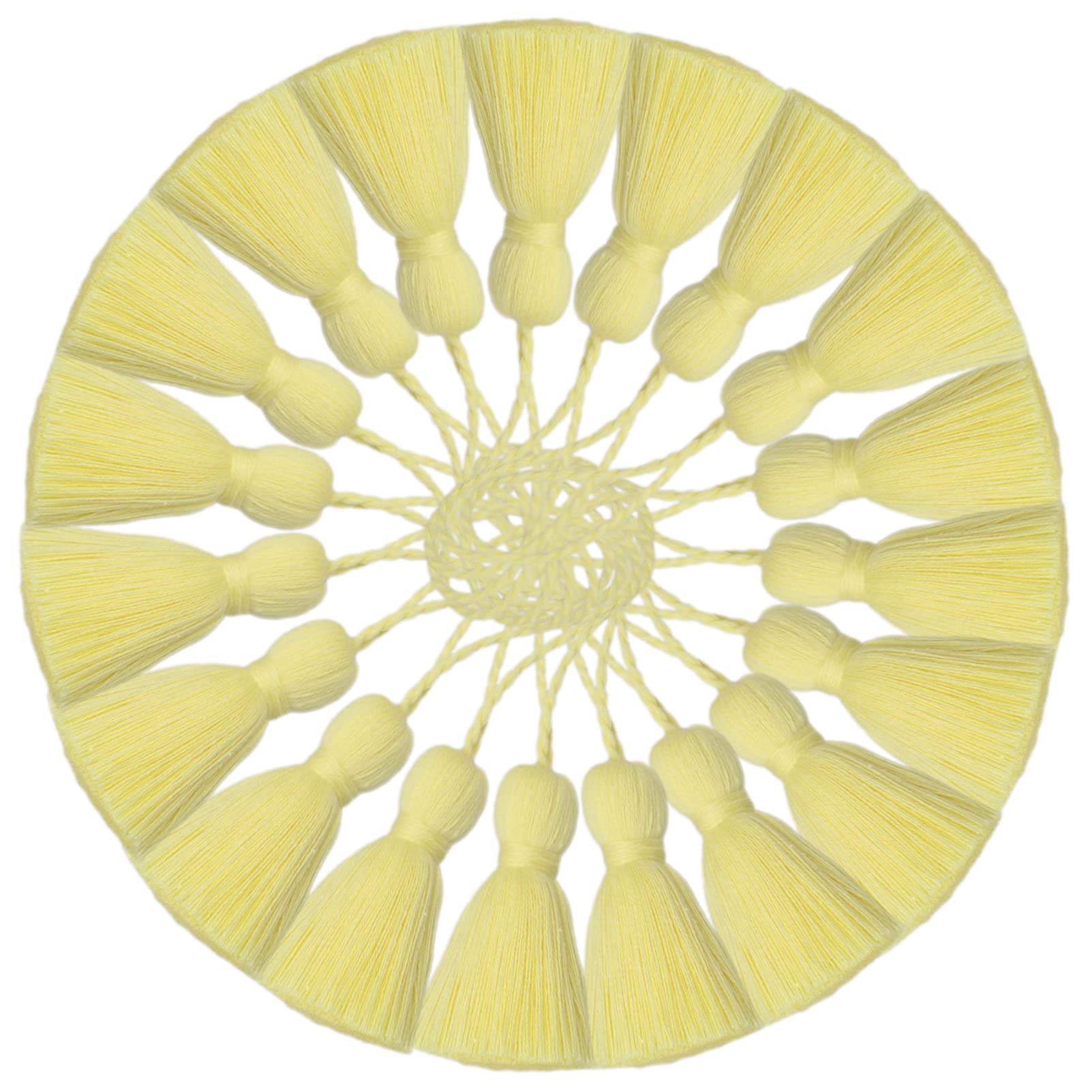 Marque-pages épais amokk jaune clair pour loisirs créatifs et bijoux DIY