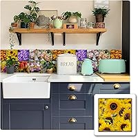 Vista 47 de Alwayspon Adhesivo de vinilo autoadhesivo para despegar y pegar, transferencias de azulejos de pared autoadhesivos pegatina decorativa