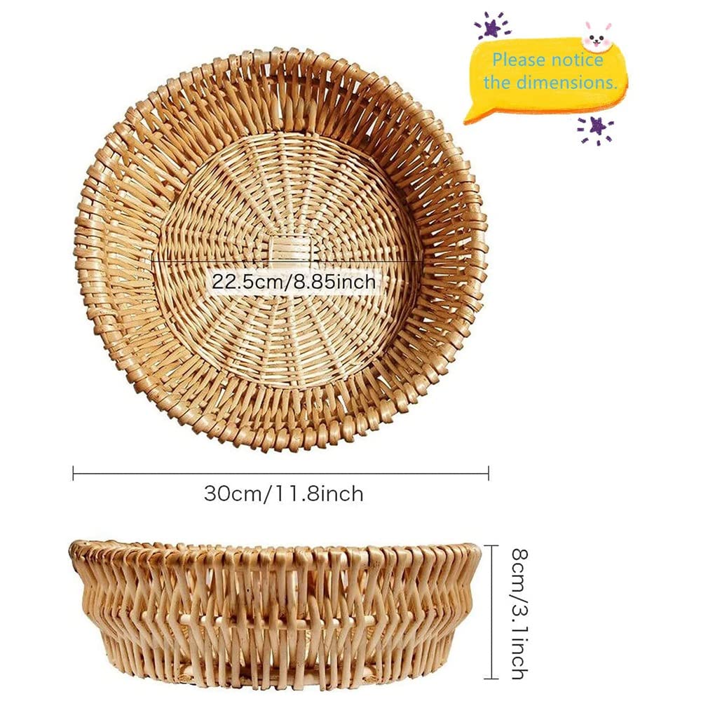 Amazon.co.jp: Uniiitie 柳製パンかご 枝編み細工品の収納バスケット