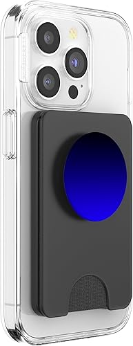 Miniatura 10 de Bastante gradiente estético colorido azul y negro Ombre Color PopSockets PopGrip agarre intercambiable para teléfonos y tabletas