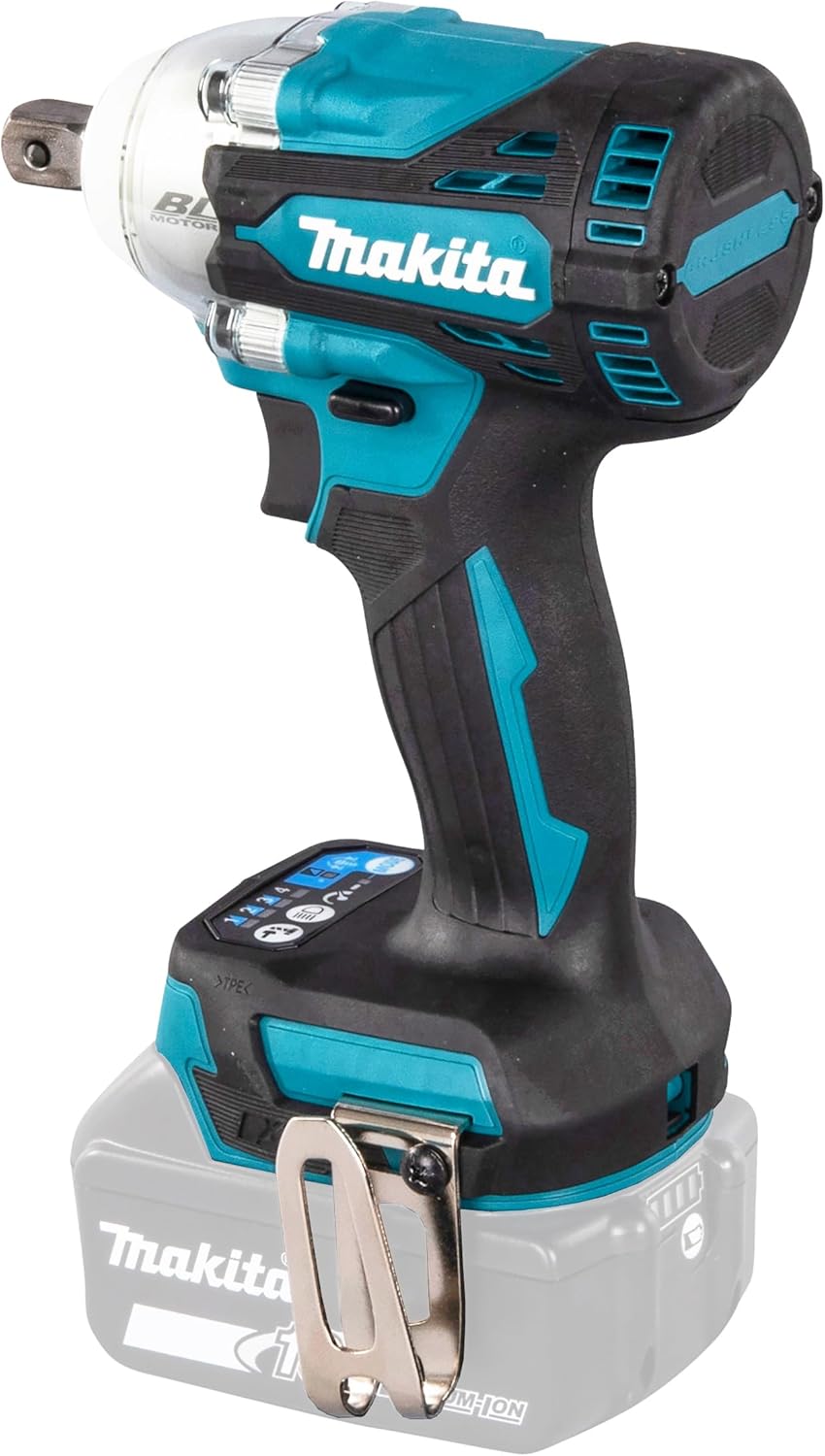 Makita DTW301Z Impact Wrench BL 18v lxt 330nm 1/2" ball, Black, 60 x 450mm