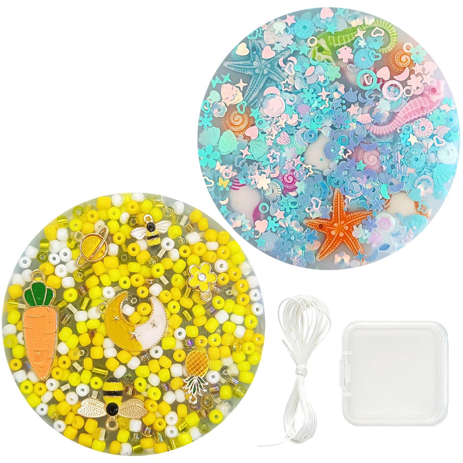 2PCS 8.5cm/3.4inch Picky Pad Sensory Fidget with Elastic String & Storage Box for Adults Skin Picking Fidget for Anxiety Relief Silicone Picking Pads for Focus and Relaxation
