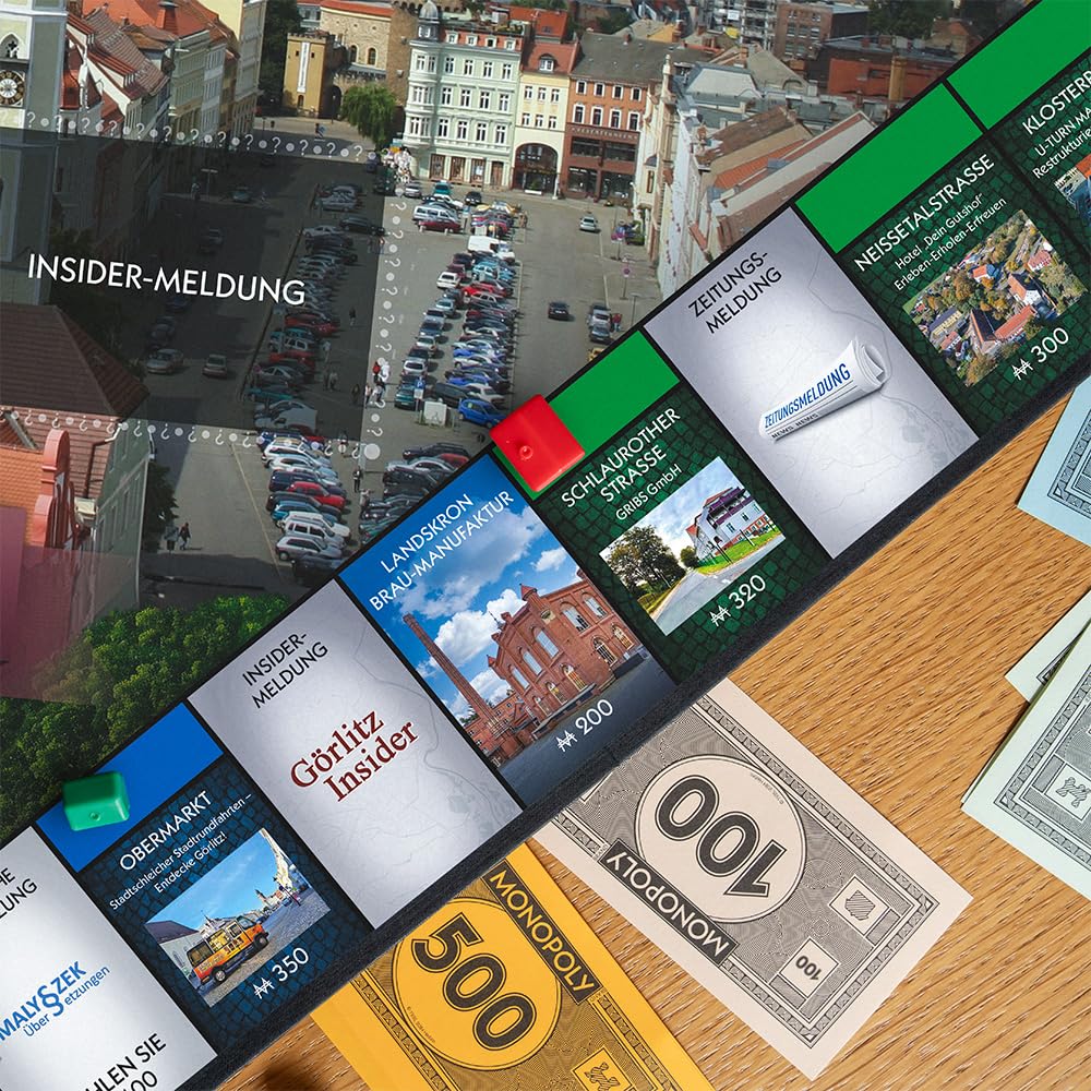 Monopoly Görlitz – Stadt-Edition von Winning Moves | Brettspiel mit Görlitz‑Sehenswürdigkeiten für 2–6 Spieler ab 8 Jahren | Geschenkidee & Souvenir