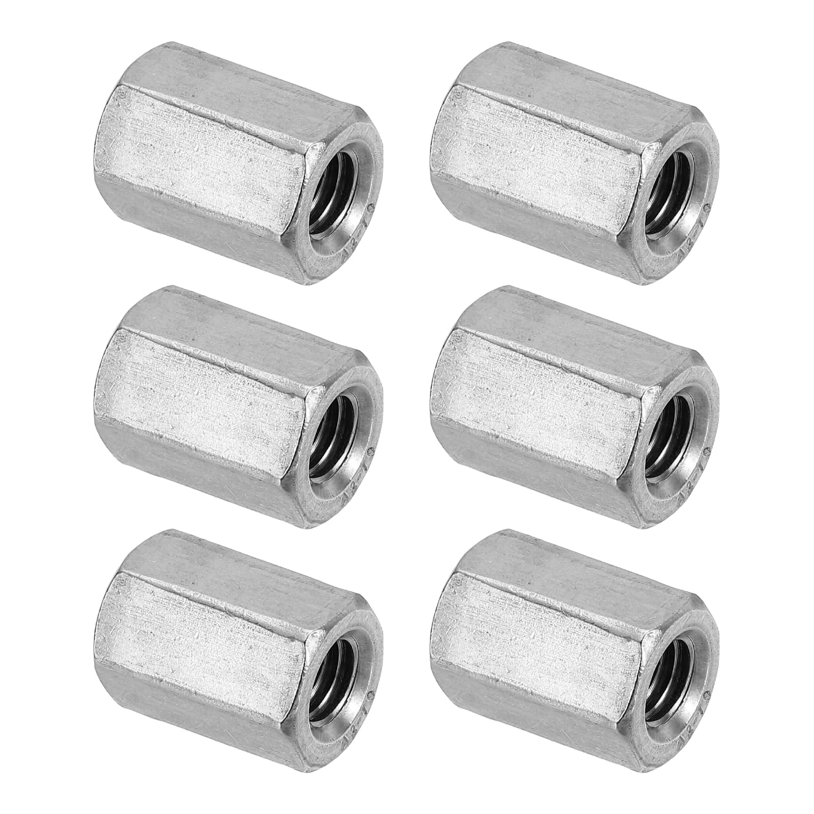 PATIKIL M10 x 1.5-Pitch 304 Stainless Steel Hex Coupling Nuts