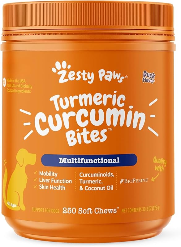 Turmeric Dog Joint Supplement - Joint Supplement for Dogs, 250ct