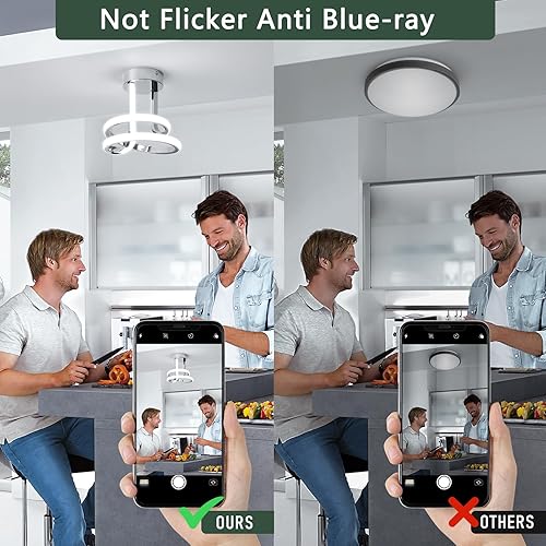 Miniatura 3 de Moderna lámpara LED de techo, pequeña lámpara de techo de 6000 K para pasillo, iluminación interior cercana al techo para dormitorio, baño, cocina,