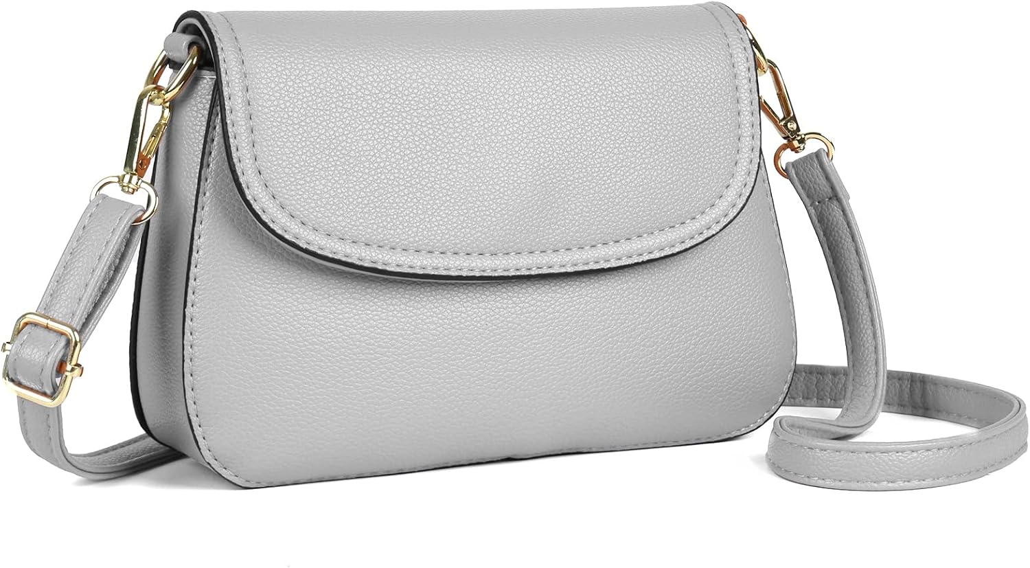 Valleycomfy PU Leather Crossbody Bags for Women, Small Flap Cross Body Purses Shoulder Handbags