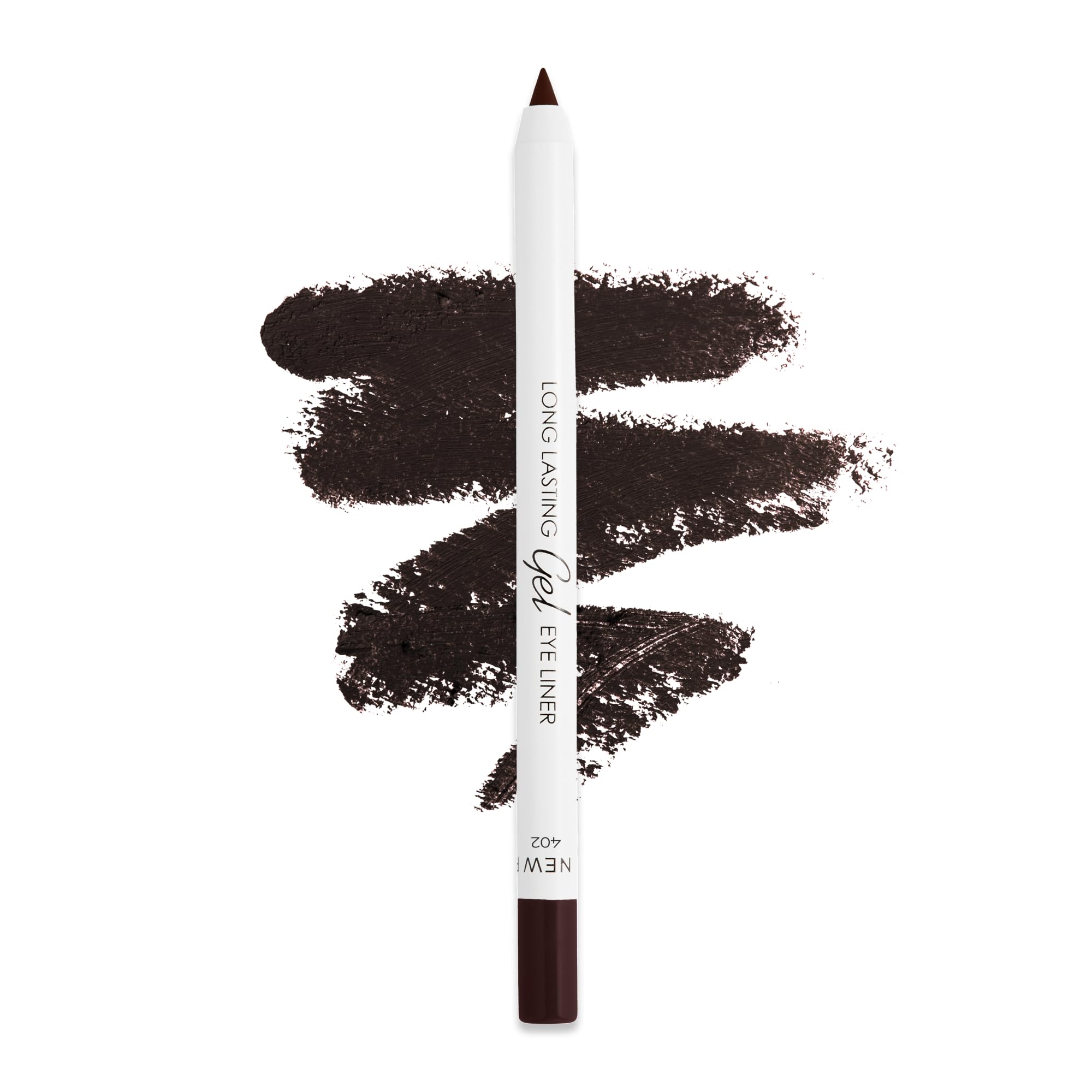 Brown Eyeliner, Ultra Long Lasting Gel Eyeliner Pencil, Waterproof Eye Liner, Smudge Proof, Creamy Eye Pencil, Sweat Proof Makeup, Highly-Pigmented (402 Shade)