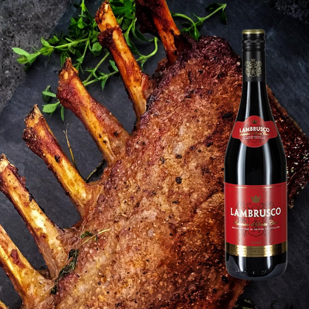 Lambrusco Vino Frizzante, süß, sortenreines Weinpaket + VINOX Winecards (6x0,75l)