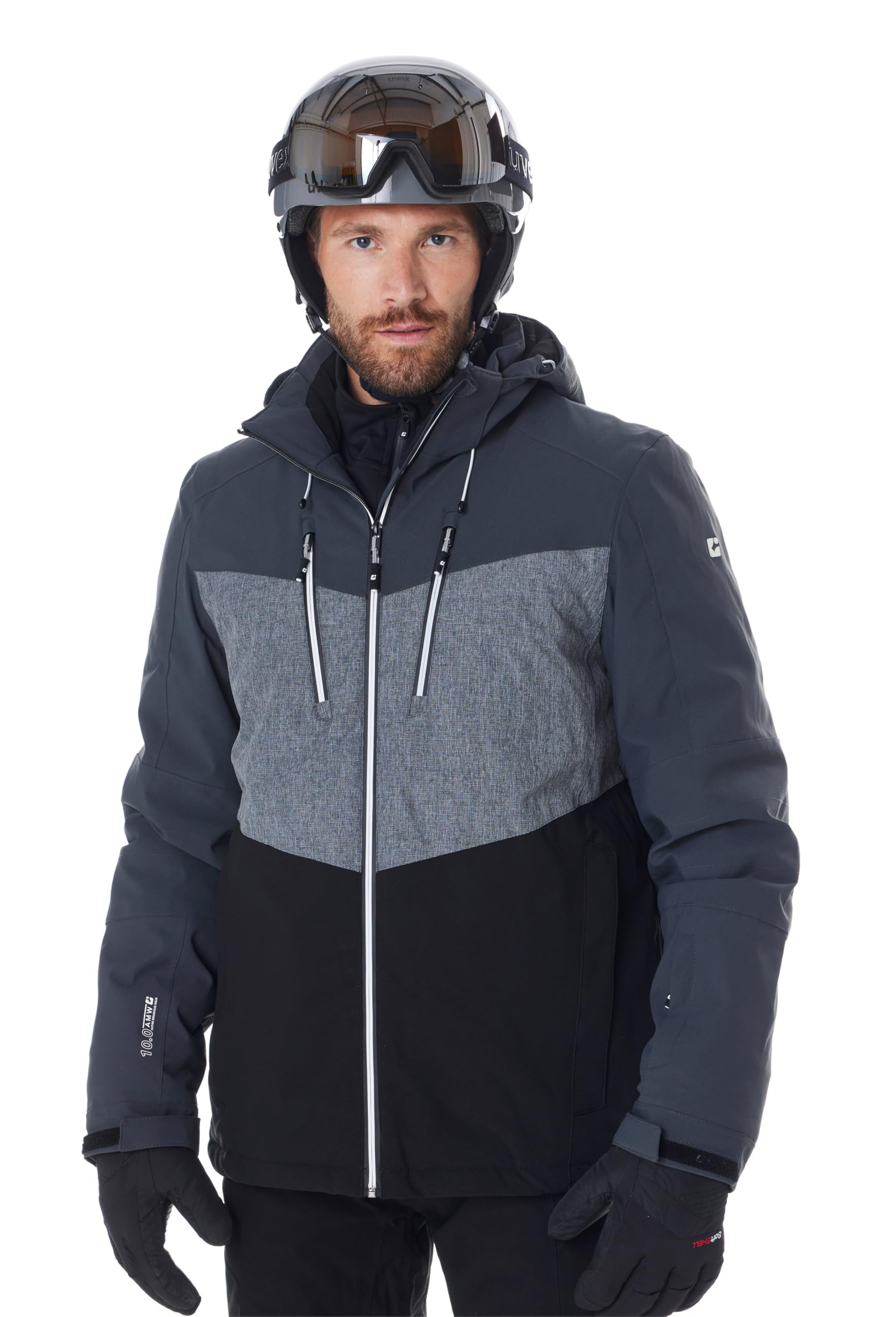 Killtec Herren Ksw 45 Mn Ski Jckt Skijacke/Funktionsjacke mit abzippbarer Kapuze und Schneefang