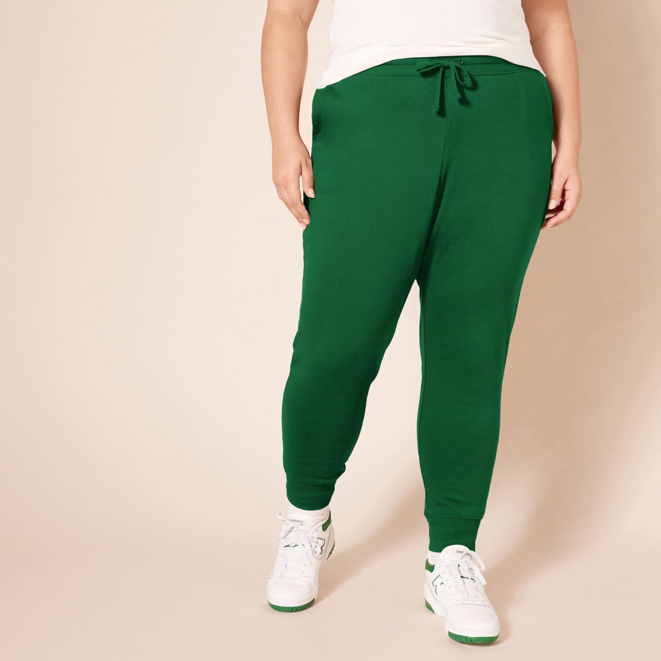Amazon Essentials Kobiety Polarowe spodnie dresowe Jogger (dostępne w dużych rozmiarach)