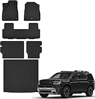 Vista 29 de Auxko Alfombrillas para todo tipo de clima, aptas para Honda CR-V 2017-2022, forros de elastómero termoplástico, accesorios para todas