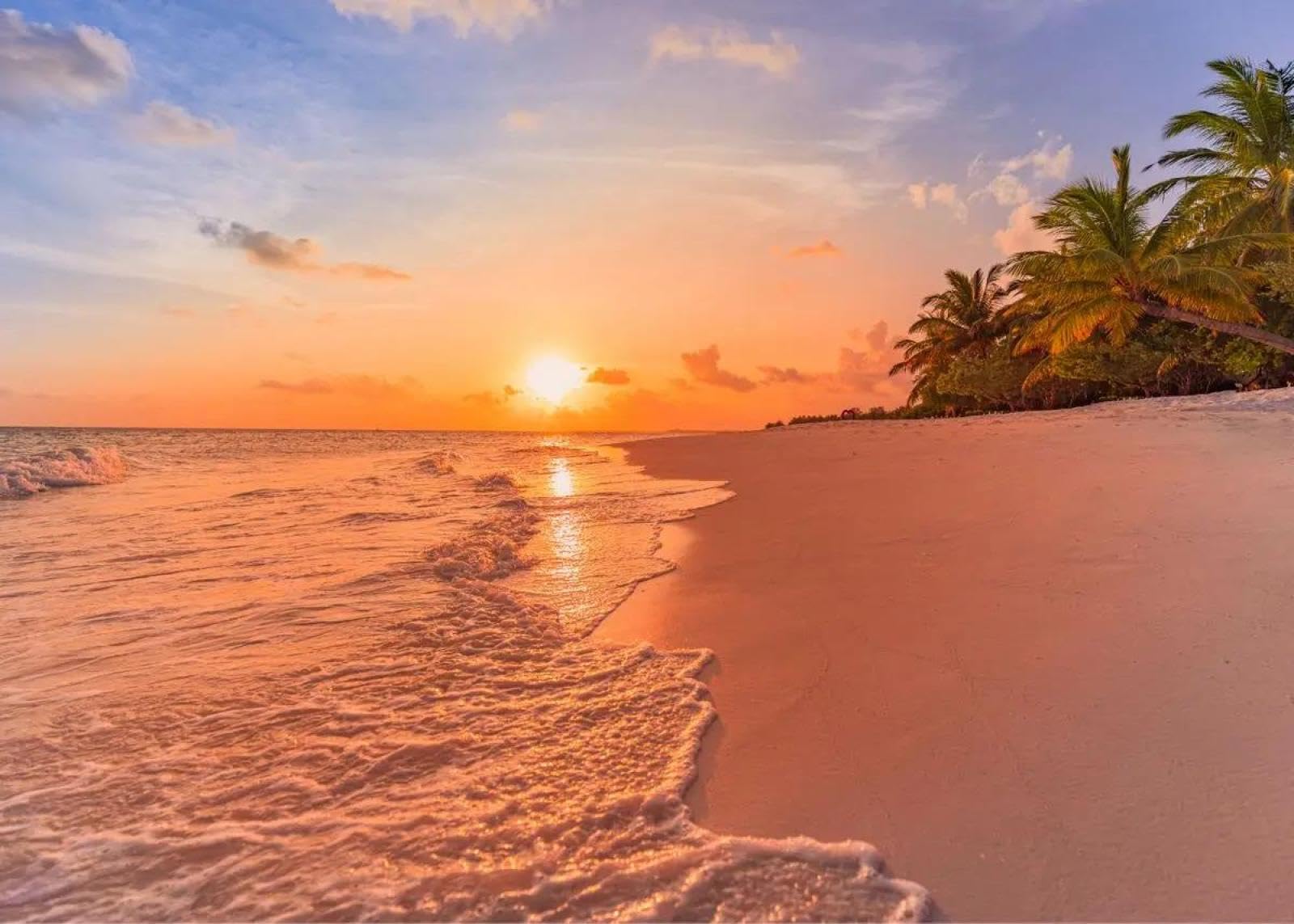 SHINERING Sunsets Natural Sea Beach Landscape Poster And Prints Picture Canvas Painting Wall Art For Living Room Home Decor A2 21X30Cm Unframed