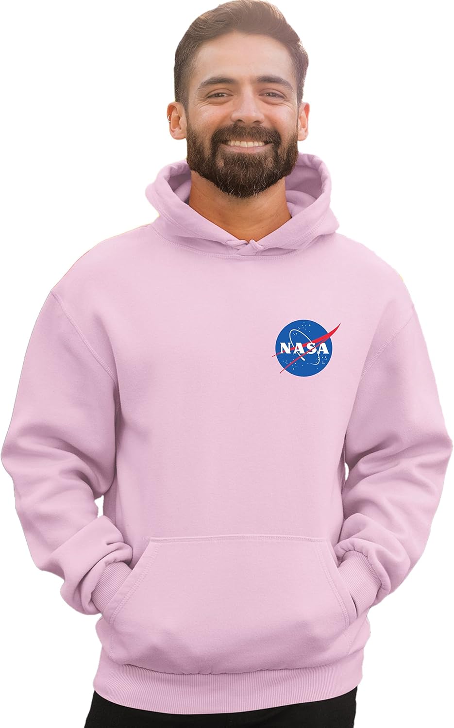 Go All Out NASA Blue Meatball Left Chest Logo Mens Women Youth Sweatshirt Hoodie