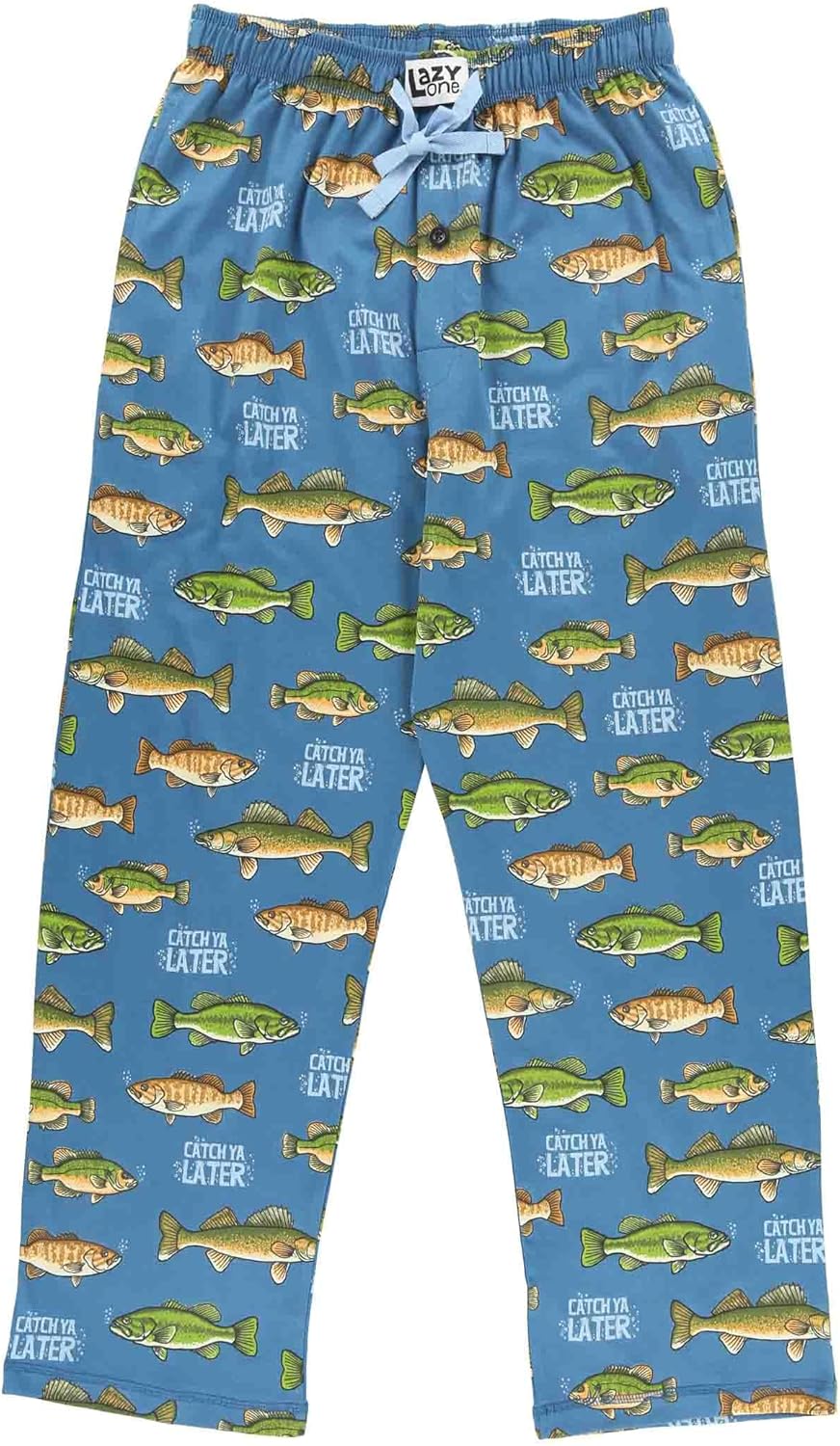 Lazy One Funny Ocean Pajama Pants For Men, Men's Separate Bottoms, Lounge Pants, Fishing PJs - Image 4