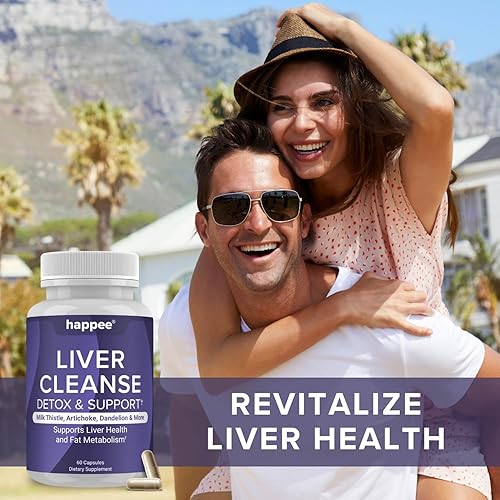 Miniatura 7 de Suplemento de desintoxicación y reparación de limpieza hepática  Fórmula de desintoxicación del hígado de cardo mariano 21 en 1  Suplemento de salud