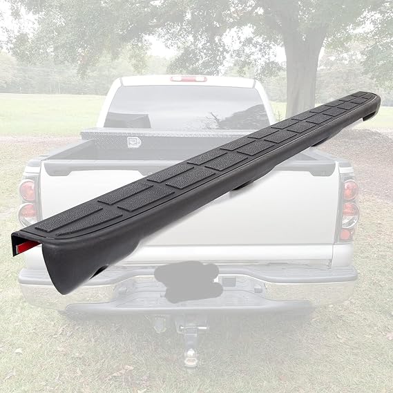 غطاء غطاء المفسد ECOTRIC Tailgate متوافق مع 1999-2007 Chevy Silverado GMC Sierra استبدال 15932249 GM1909101 صب أعلى حامي محكم أسود