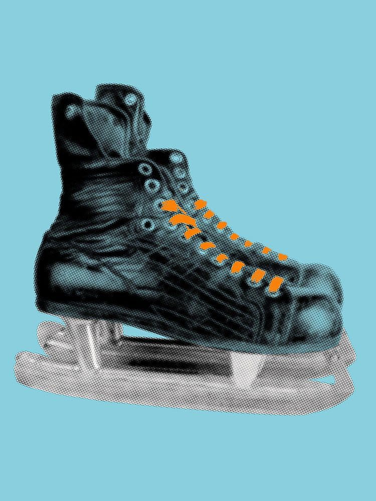 ArtLab GI Poster Patin à glace 61 x 81 cm