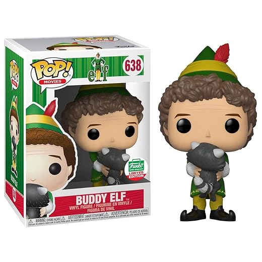 Funko Pop! Movies: Elf - Buddy Elf [With Raccoon] #638 - Funko'S [2018] 12 Days Of Christmas Exclusive!