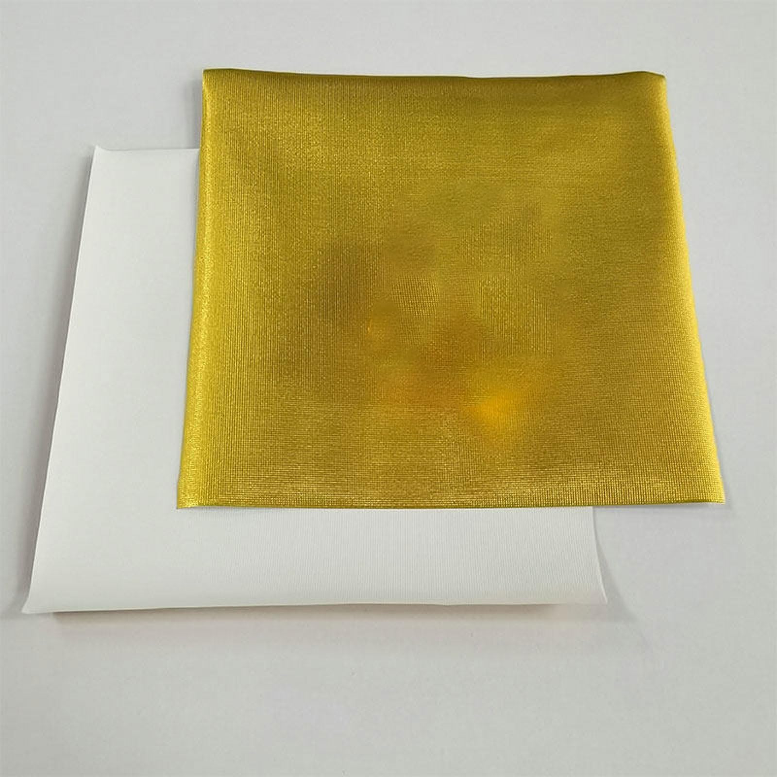 100 arkuszy papieru metalowego - idealny papier aluminiowy do kreatywnego wypoczynku, błyszczące arkusze papieru dla początkujących, (rozmiar: (15,74 × 15,74 cala) 40 × 40 cm, kolor: drobna