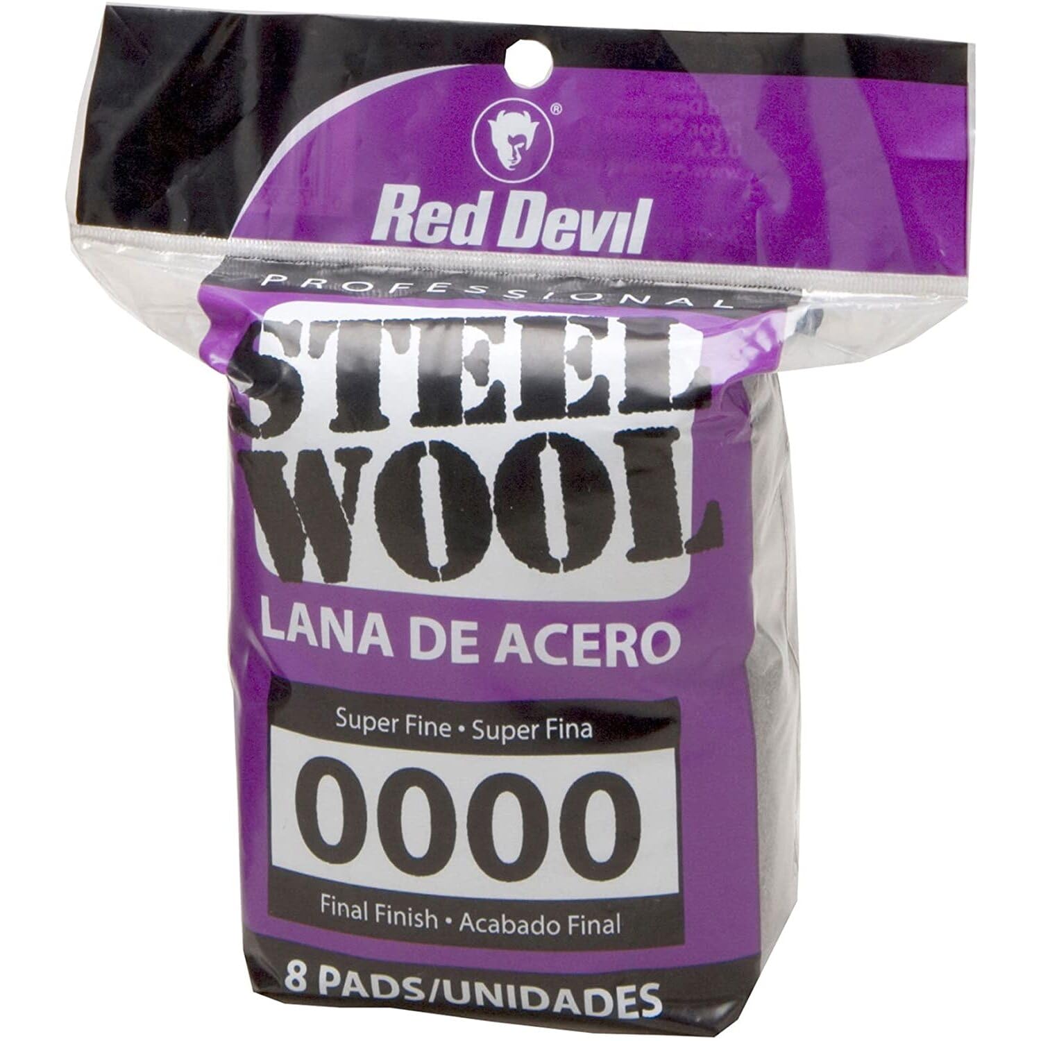 Red Devil #0000 Steel Wool - 8 Pack -1