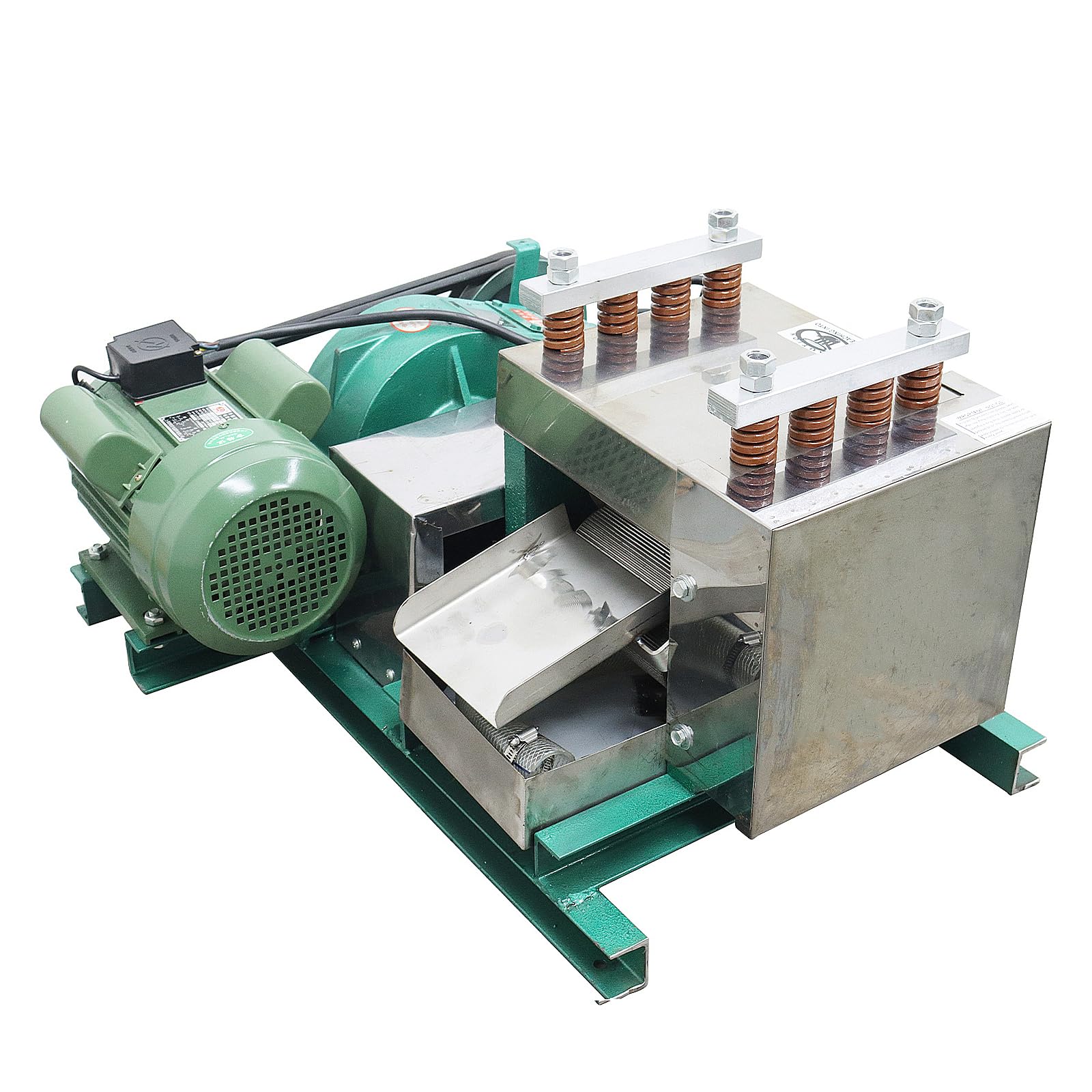 220V 4 7HP Electric Sugar Cane Juicer Squeezer Commercial Sugarcane Juicer Machine 3 Rolls Stainless Steel Sugarcane Juice