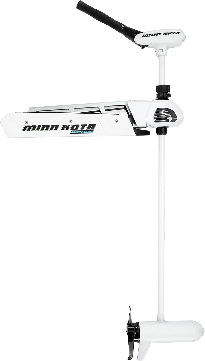 Minn Kota Riptide RT 80 Lift Assist Bow-Mount Hand Control Saltwater Trolling Motor, 80 lbs Thrust, 24V