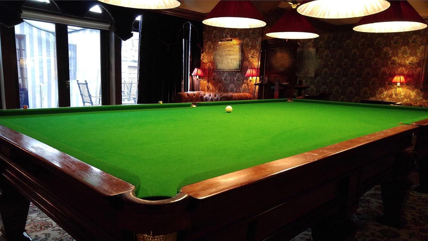 Pool Table Felt Billiard Cloth Cloth with 6 Cloth Strips for 9 Foot Table Fast Pre-Cut Rails