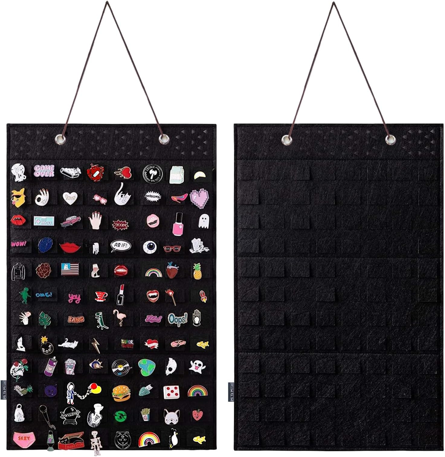 Mi Ya Mi Lai Collection Display Case - Wall Hanging Brooch Pin Organizer - Pin Collection Storage Holder