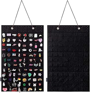 Collection Display Case - Wall Hanging Brooch Pin Organizer - Pin Collection Storage Holder