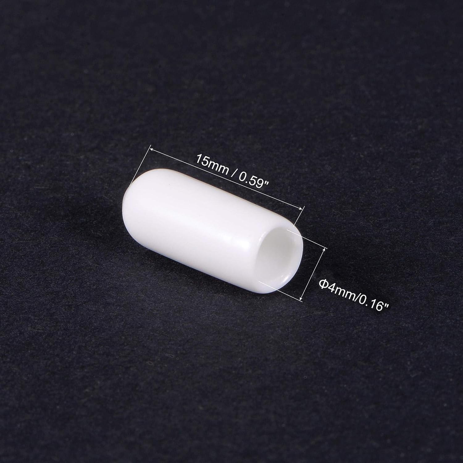 MACHSWON 100pcs Rubber End Caps 4mm ID - Image 3