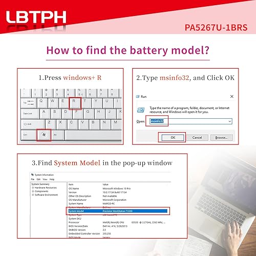 Miniatura 6 de PA5267U-1BRS Reemplazo de batería para Toshiba Portege X20W-D-10Q X20W-D-11N X20W-D1252 -E-10X -D-14G -E-BTO -D-10R X20W-E 11.4V 44Wh