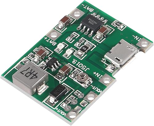 Miniatura 5 de 10 unids 18650 18650 Li-ion cargador de batería módulo 2A USB TP4056 ajustable Boost Módulo DC-DC 3.7V a 5V 9V 12V Step Up Boost Módulo DIY Kit