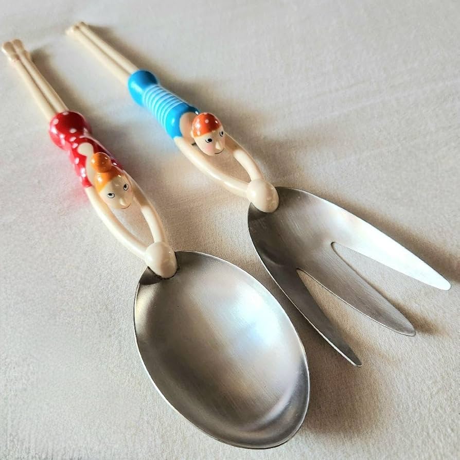 英国製　サラダサーバー 英国製 サラダサーバー