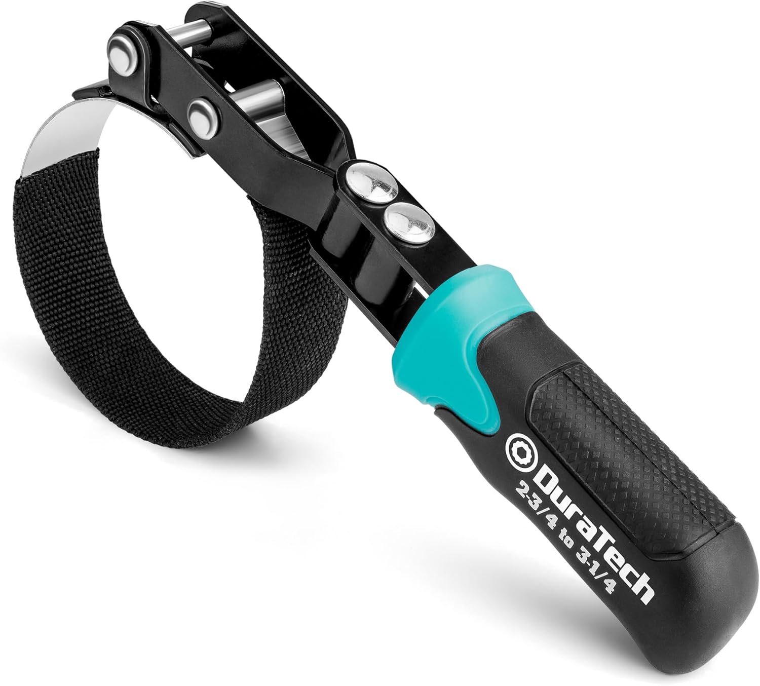 DURATECH Anti-Slip Small Swivel Oil Filter Wrench, Oil Filter Removal Tool Fits Filters 2-3/4″ to 3-1/4″, Perfect for Car Repair Tools