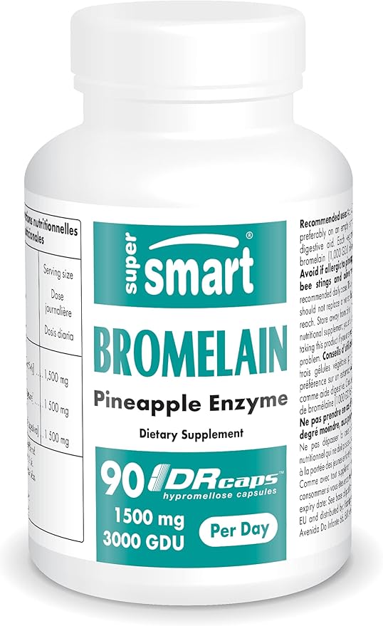 Bromelaïne 500 mg/1000 GDU Enzyme AntiInflammatoire Extraite de la