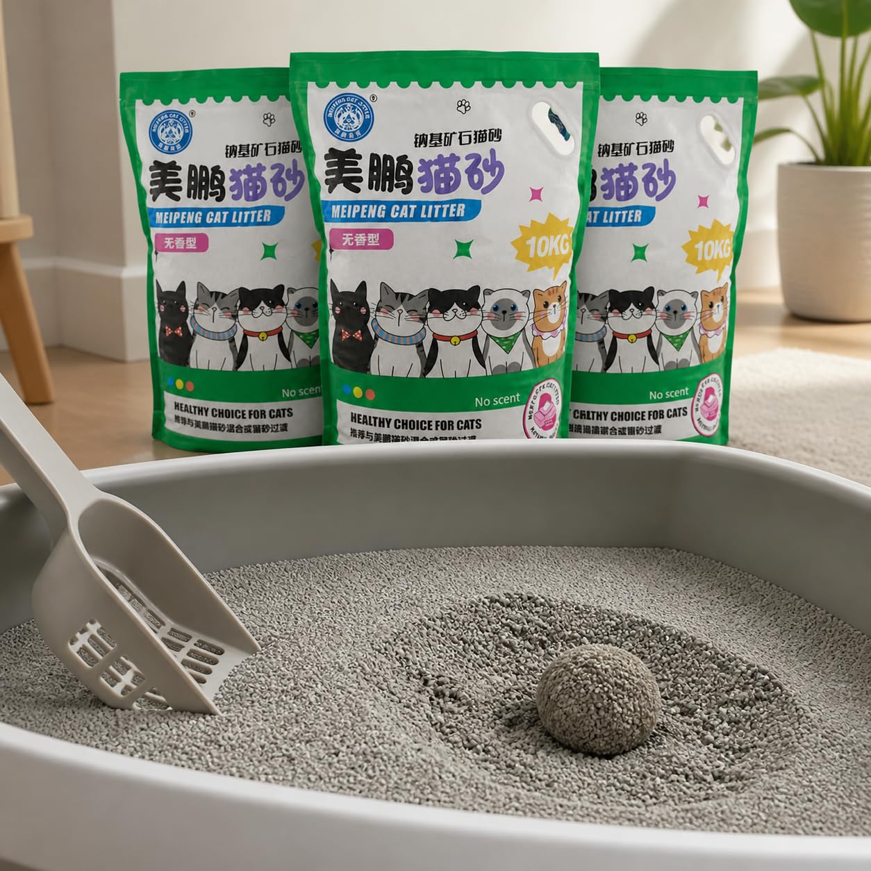 Lettiera per Gatti Bentonite