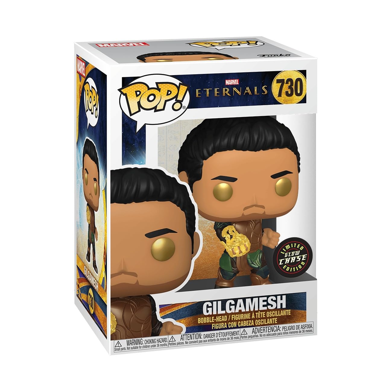 Funko Pop! Eternals - Gilgamesh Glow Chase Figure, Bronze