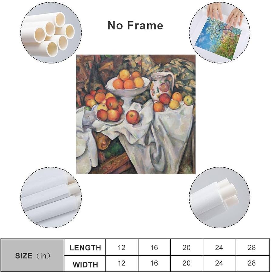 Amazon.co.jp: リンゴとオレンジ 1895-1900 ポール・セザンヌ作 壁掛け