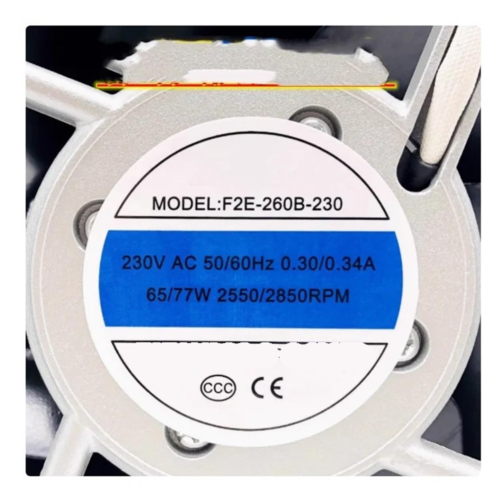 Ventilateur F2E-260B-115 pour eviter la surchauffe des composants 230v