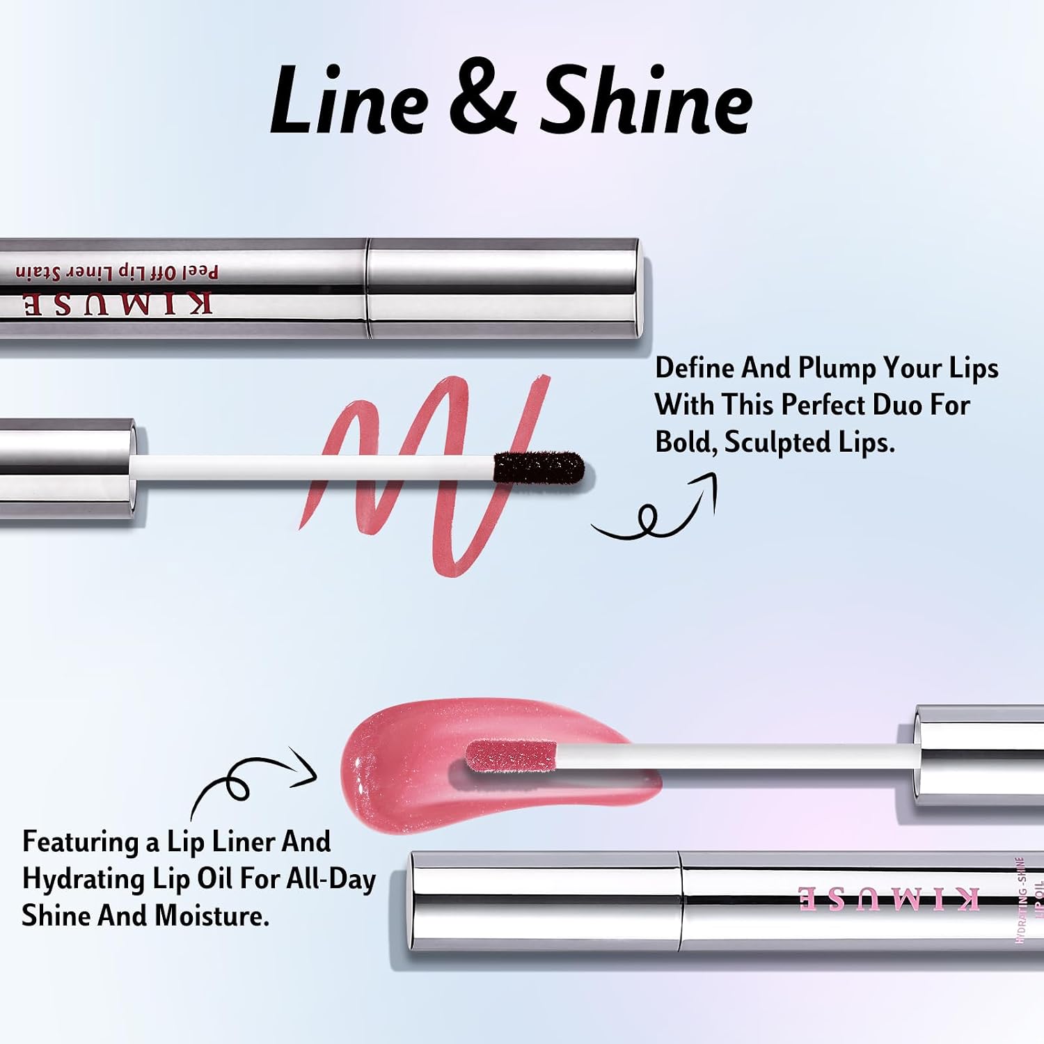 Nude pinky + Shine Sweetheart