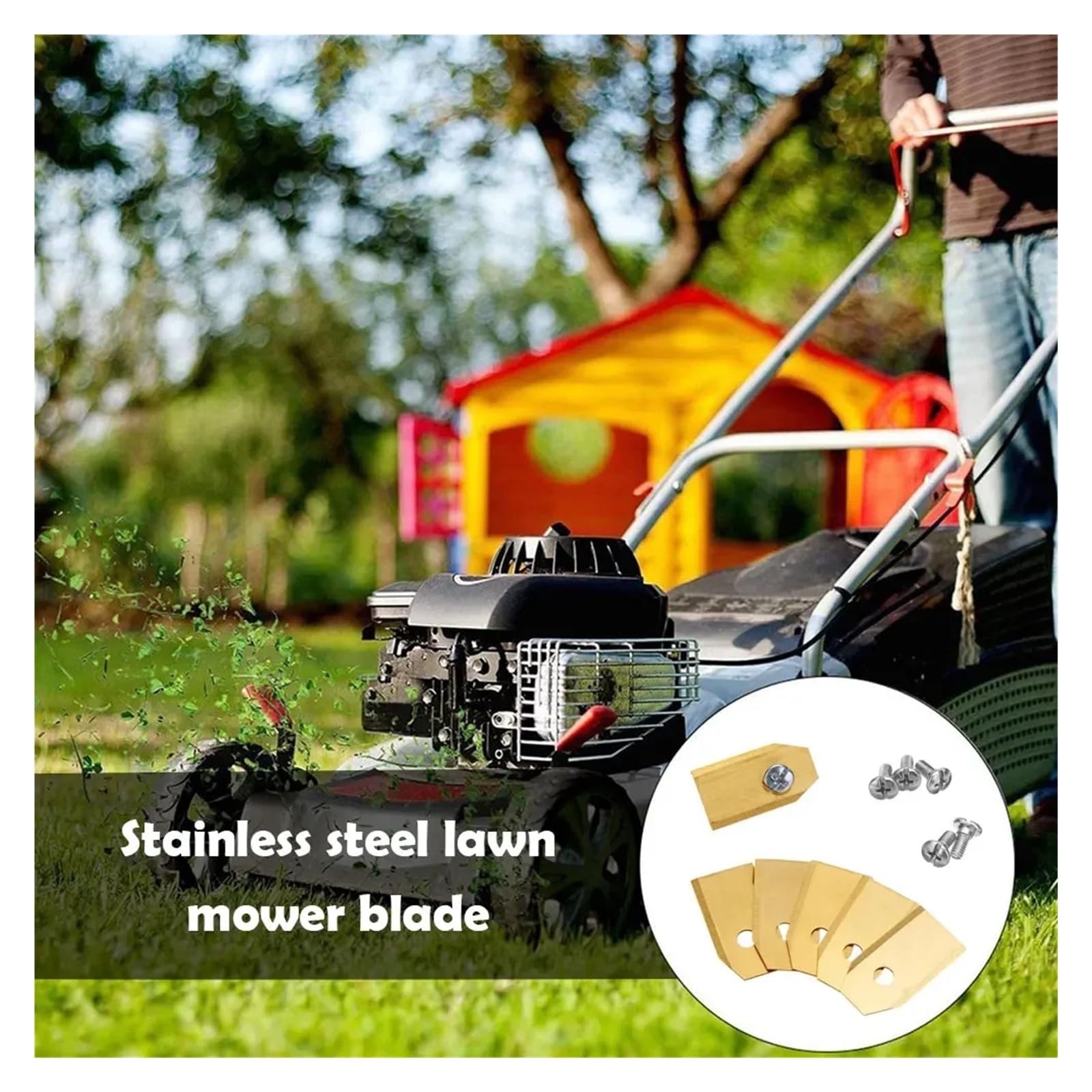Cuchillas De Repuesto For Cortacésped (30-150 Unidades), Compatibles con Husqvarna, Automower, Gardena Y Robóticas (35 X 18 X 0,75 Mm)(Silver 90PCS)