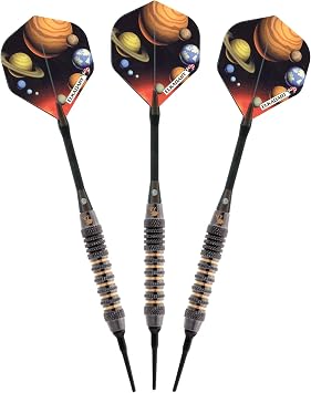 Elkadart Orbital Soft Tip Darts with Storage/Travel Case