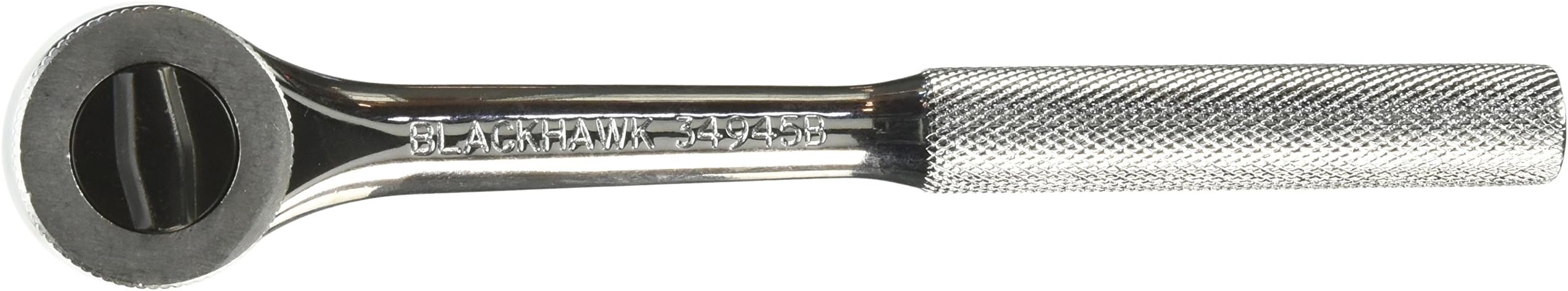 Blackhawk By Proto 34945B 3/8-inch Drive Chrome Plated Positive Grip Round Head Ratchet